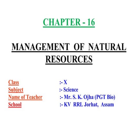 Management of natural resources.ppt