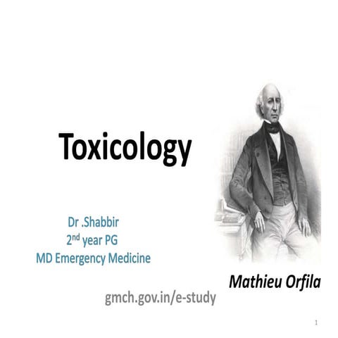 Management of poison(Emergency Medicine)