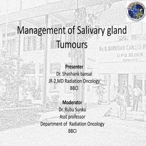 Management of salivary gland  tumor