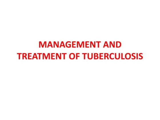 Directly observed treatment short course | PPTX