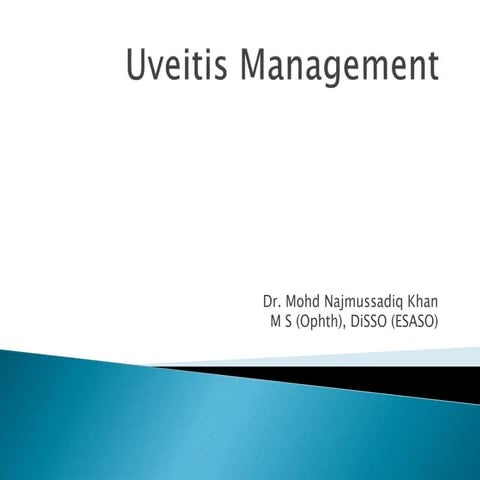 Management of uveitis