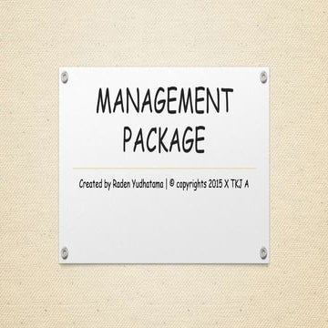Management Package
