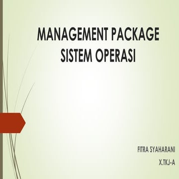 Management package