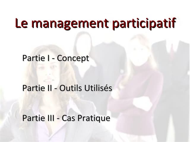 Management Participatif - Cours TIC...