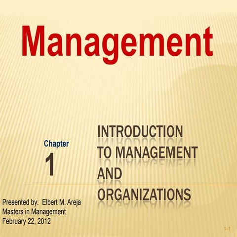 Introduction to Management and Organizations