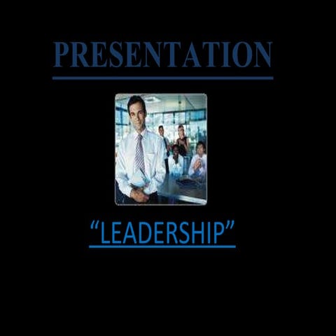 Management presentation