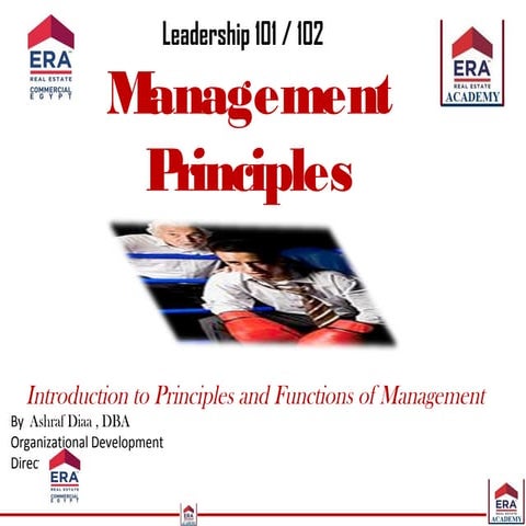 Leadership and Management Principiles