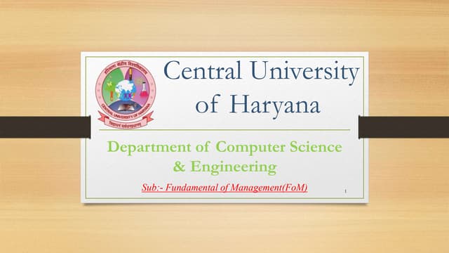 Management process