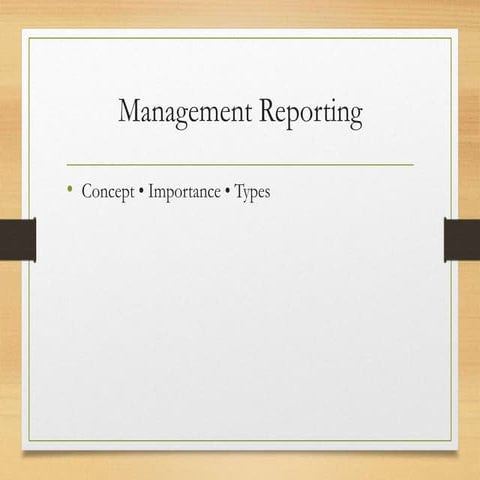 Comprehensive Guide to Effective Management Reporting for Business ...