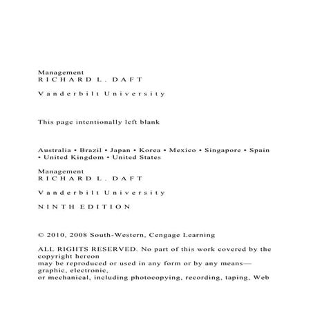 ManagementR I C H A R D  L .  D A F TV a n d e r b i.docx