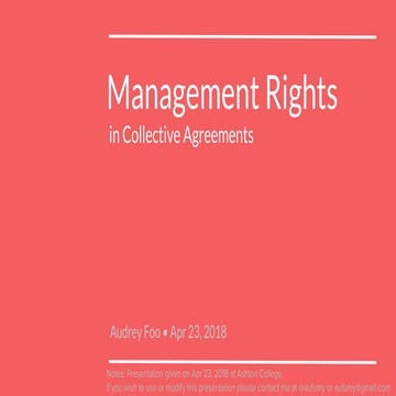 Management rights | PDF