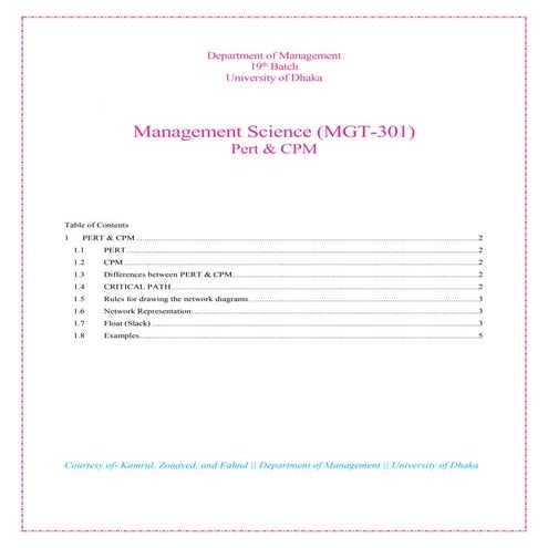 Management science