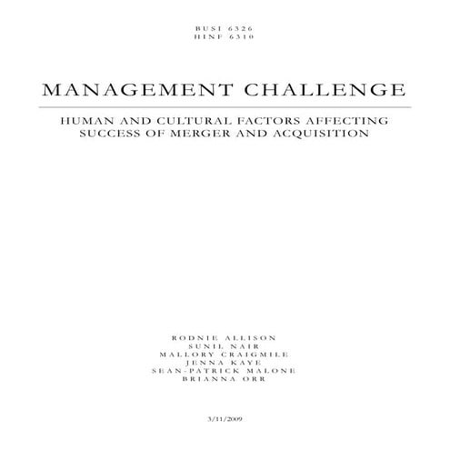 Change Management-Management Skills Development Project Health Informatics Su...