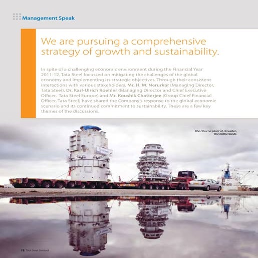 Financial analysis of Tata Steel | PDF