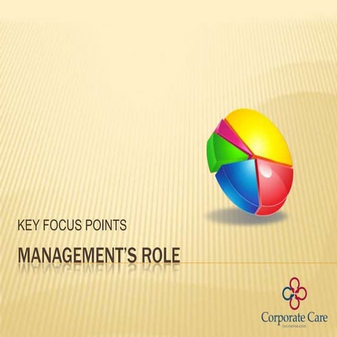 Management’s role