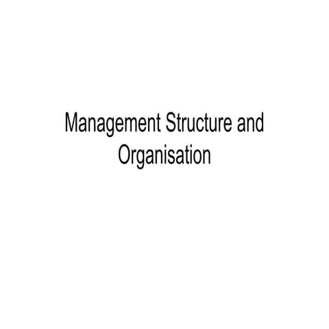 Management Structure and Organisation.ppt
