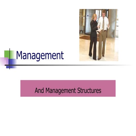 Management structures