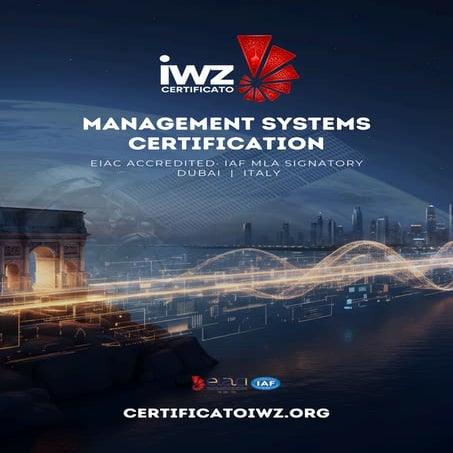 Comprehensive Management Systems Certification by Certificato IWZ FZCO ...
