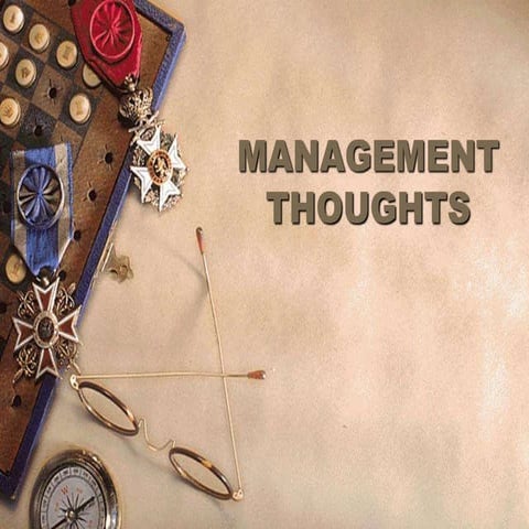 Management Thoughts | PPT
