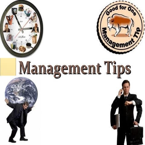Management tips 
