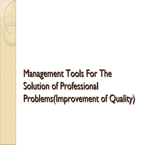 Management tools