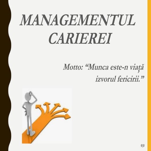 Managementul carierei