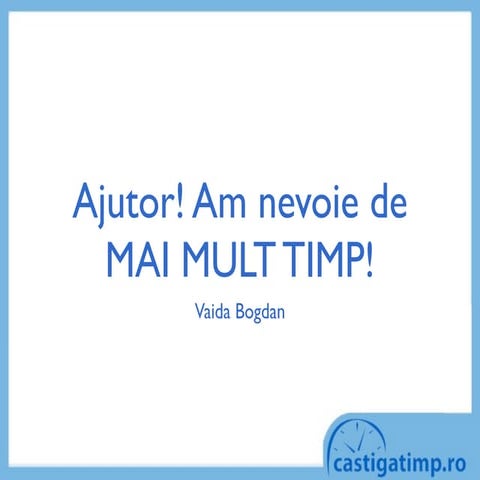 Managementul timpului