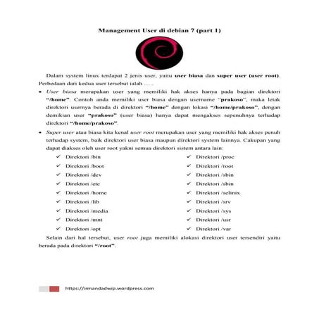 Management user di debian part 1