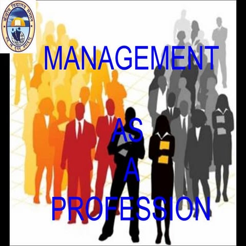 Managenent as a profession mr anil kumar gupta + eva