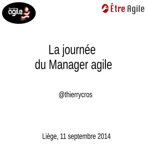 La journée type du ManagerCoach agile