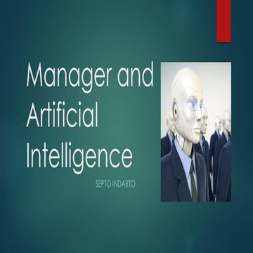 Manager and artificial intelligence
