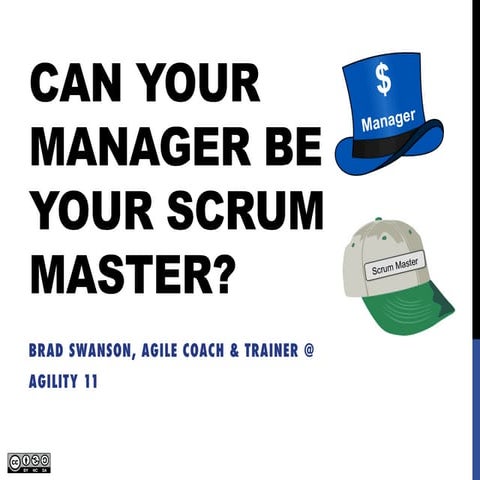 Manager as scrum master