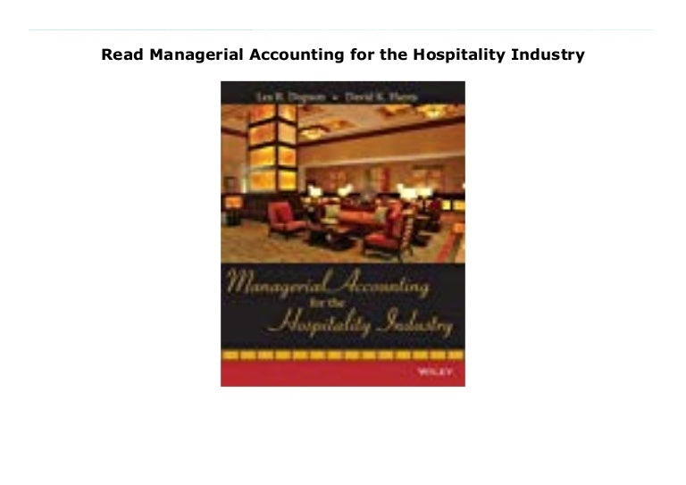 Read Managerial Accounting For The Hospitality Industry