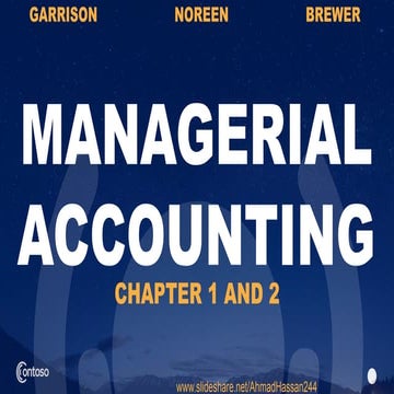 | Managerial Accounting | Chapter 1 | An Overview to Managerial Accounting | ...
