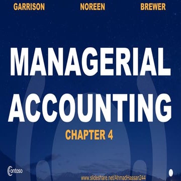 | Managerial Accounting | Chapter 4 | Systems Design: Process Costing | Intro...
