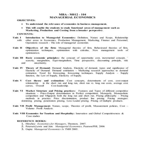 Managerial eco | DOCX