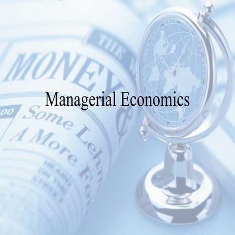 Managerial economics