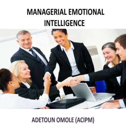 Managerial Emotional Intelligence by Adetoun Omole