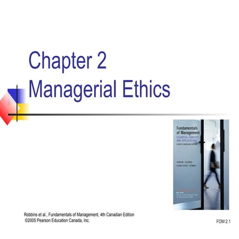 Managerial ethics