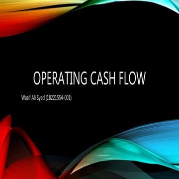 Operating Cash Flows