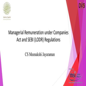 Managerial Remuneration | PDF