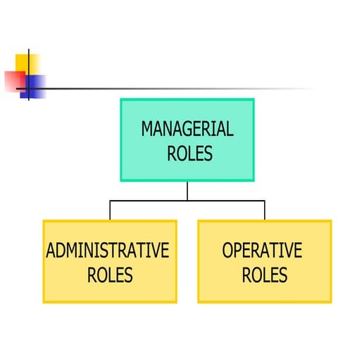 Managerial roles | PPT | Human Resources | Business
