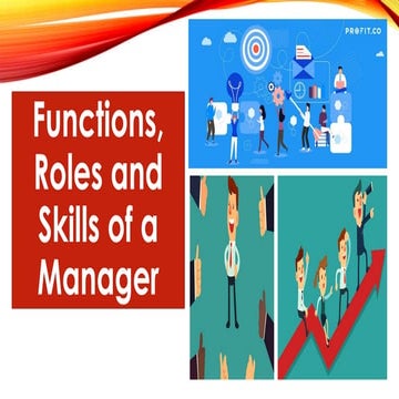 Managerial Skills and Roles, subject matter