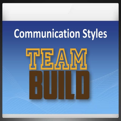 Manager series  - Communication Styles