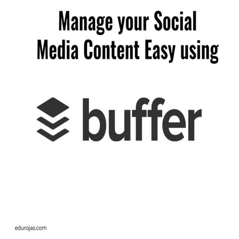 Manage your Social Media Content Easy Using Buffer