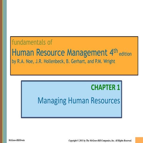 Introduction to Human Resource Management in Hospitality Industry | PPTX