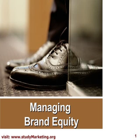 Managing Brand Equity