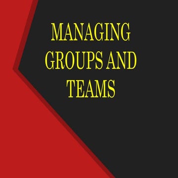 Managing groups-and-teams presentation