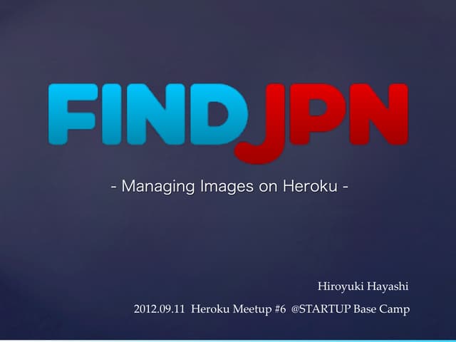 Managing Images on Heroku