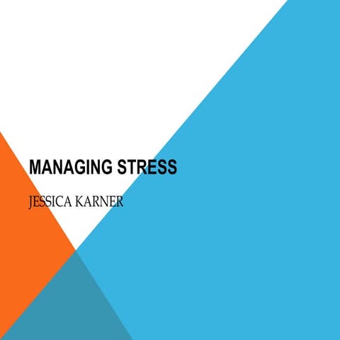 Managing stress-presentation